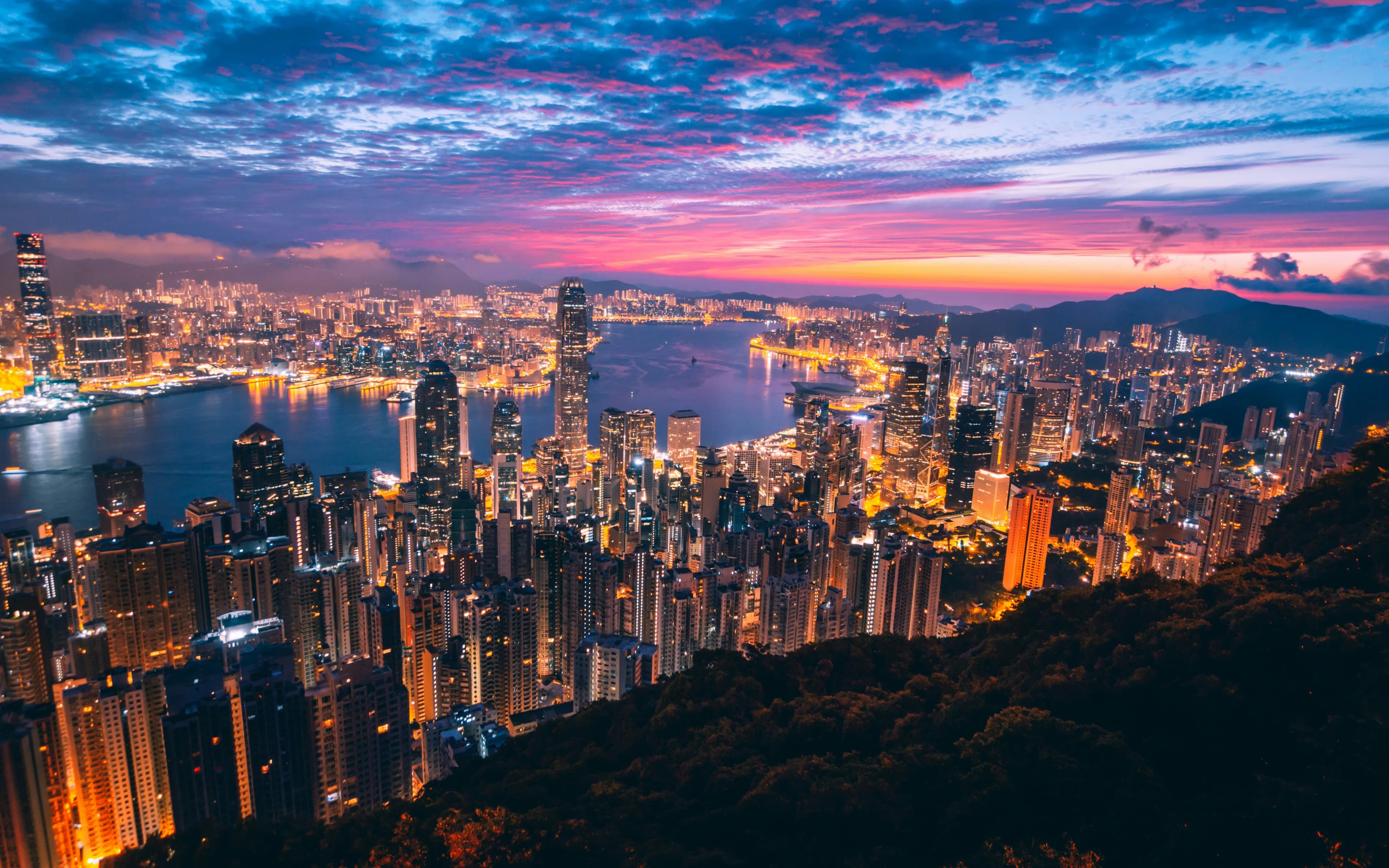 香港私人輔導服務需求 香港都市夜景
